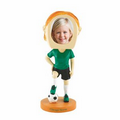 Girl's Soccer Single Bobble Head